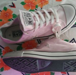 Converse All Star pink low shoe